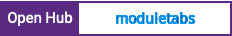 Open Hub project report for moduletabs