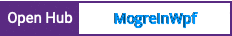 Open Hub project report for MogreInWpf