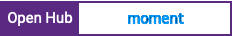 Open Hub project report for moment