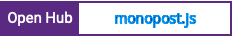 Open Hub project report for monopost.js