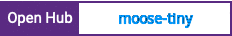 Open Hub project report for moose-tiny