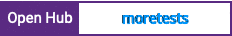 Open Hub project report for moretests