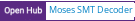 Open Hub project report for Moses SMT Decoder