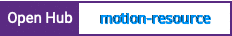 Open Hub project report for motion-resource