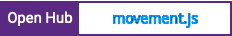 Open Hub project report for movement.js
