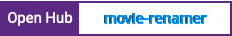 Open Hub project report for movie-renamer