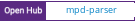 Open Hub project report for mpd-parser