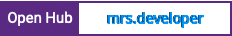 Open Hub project report for mrs.developer