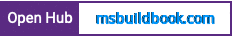 Open Hub project report for msbuildbook.com