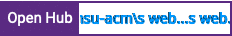 Open Hub project report for msu-acm's website