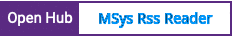 Open Hub project report for MSys Rss Reader