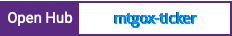 Open Hub project report for mtgox-ticker