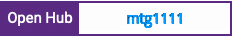 Open Hub project report for mtg1111