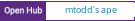 Open Hub project report for mtodd's ape