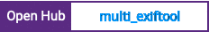 Open Hub project report for multi_exiftool