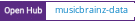 Open Hub project report for musicbrainz-data