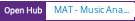 Open Hub project report for MAT - Music Analysis Toolkit