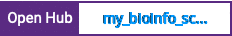 Open Hub project report for my_bioinfo_scripts