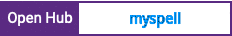 Open Hub project report for myspell