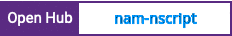 Open Hub project report for nam-nscript