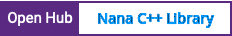 Open Hub project report for Nana C++ Library
