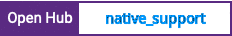 Open Hub project report for native_support