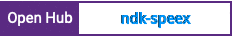 Open Hub project report for ndk-speex