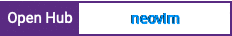 Open Hub project report for neovim