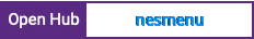 Open Hub project report for nesmenu