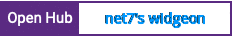 Open Hub project report for net7's widgeon