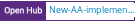 Open Hub project report for New-AA-implementation