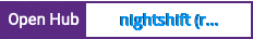 Open Hub project report for nightshift (redshift)