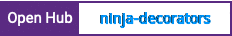 Open Hub project report for ninja-decorators