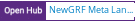 Open Hub project report for NewGRF Meta Language (NML)