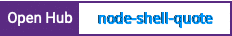 Open Hub project report for node-shell-quote