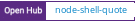 Open Hub project report for node-shell-quote