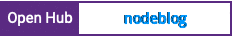 Open Hub project report for nodeblog