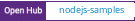 Open Hub project report for nodejs-samples