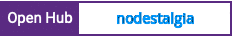 Open Hub project report for nodestalgia