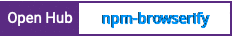 Open Hub project report for npm-browserify