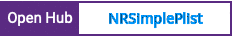 Open Hub project report for NRSimplePlist