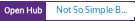Open Hub project report for Not So Simple Backup