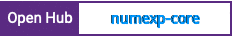 Open Hub project report for numexp-core