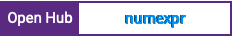 Open Hub project report for numexpr