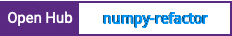 Open Hub project report for numpy-refactor