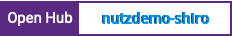 Open Hub project report for nutzdemo-shiro