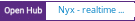 Open Hub project report for Nyx - realtime SNMP network monitor