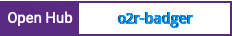 Open Hub project report for o2r-badger