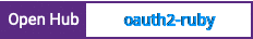Open Hub project report for oauth2-ruby
