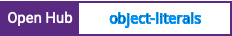 Open Hub project report for object-literals